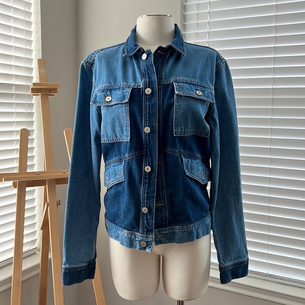 Paul Smith Multi Patchwork Denim Jacket - image 1